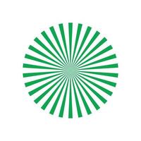 eps10 groene vector starburst vormpictogram geïsoleerd op een witte achtergrond. lijn stralen symbool in een eenvoudige, platte trendy moderne stijl voor uw website-ontwerp, logo en mobiele applicatie