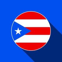 land Puerto Rico. vlag van Puerto Rico. vectorillustratie. vector