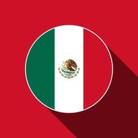 land mexico. Mexicaanse vlag. vectorillustratie. vector