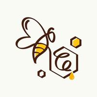 initiaal g bee-logo vector