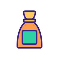 vrouwen parfum pictogram vector. geïsoleerde contour symbool illustratie vector