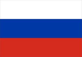 russische vlag, nationale vlag van rusland van hoge kwaliteit vector