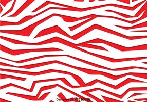 Rode en Witte Zebra Print Achtergrond vector