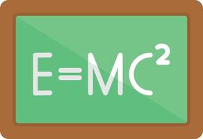 formule platte pictogram vector