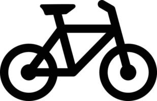 fixie glyph icoon vector