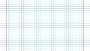 vierkant vel papier notebook achtergrond vector voor school