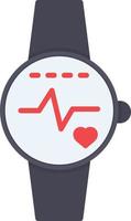 smartwatch plat icoon vector