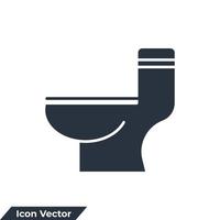 toilet pictogram logo vectorillustratie. toiletpot symbool sjabloon voor grafische en webdesign collectie vector