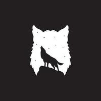 wolf logo premium vector