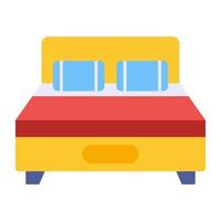 premium download icoon van bed vector