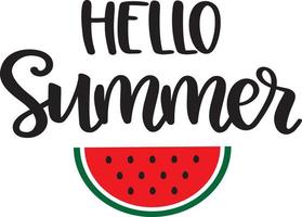 hallo zomer 1 zomerbestand vector