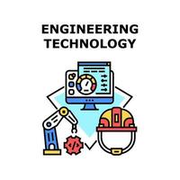 technische technologie pictogram vectorillustratie vector