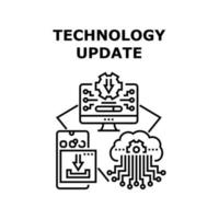 technologie update pictogram vectorillustratie vector