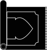 gebedskleed pictogram op witte achtergrond. traditionele islamitische achtergrond. gebed tapijt teken. moslim tapijt. vector