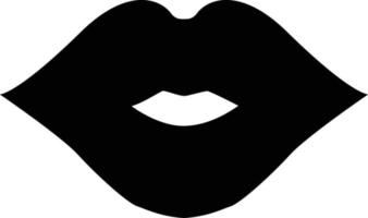 lippen pictogram op witte achtergrond. cosmetisch logo. mond teken. vlakke stijl. vector