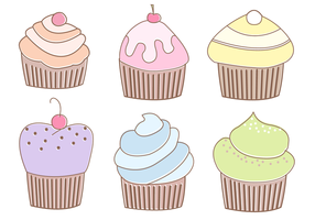 Gratis Muffins Vector