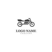 motorfiets pictogram vector ontwerpsjabloon