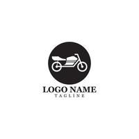 motorfiets pictogram vector ontwerpsjabloon