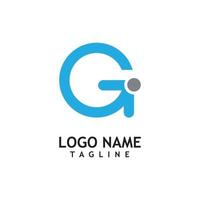 g letter logo sjabloon vector