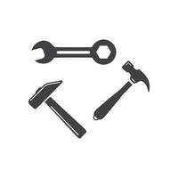 service tools vector pictogram illustratie ontwerpsjabloon