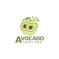 avocado vector pictogram illustratie ontwerp