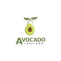 avocado vector pictogram illustratie ontwerp