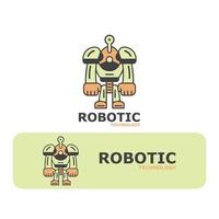 robot pictogram vector