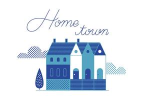 Gratis Home Town Vector