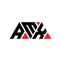 rmx driehoek brief logo ontwerp met driehoekige vorm. rmx driehoek logo ontwerp monogram. rmx driehoek vector logo sjabloon met rode kleur. rmx driehoekig logo eenvoudig, elegant en luxueus logo. rmx