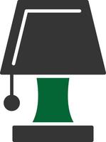 staat lamp glyph twee kleuren vector