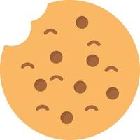 platte cookie-pictogram vector