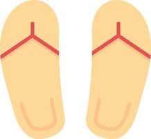 teenslippers plat pictogram vector