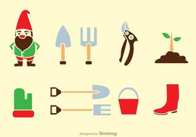 Houtgereedschap Pictogrammen vector