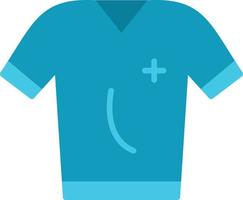 poloshirt plat pictogram vector