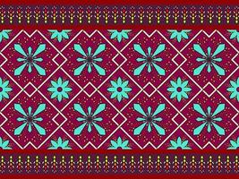 geometrische etnische oosterse ikat patroon traditioneel ontwerp voor achtergrond,tapijt,behang,kleding,inwikkeling,batik,stof,vector illustration.embroidery stijl. vector