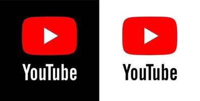 nieuwe youtube-logo vector