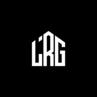 lrg brief design.lrg brief logo ontwerp op zwarte achtergrond. lrg creatieve initialen brief logo concept. lrg letter design.lrg letter logo ontwerp op zwarte backgr vector