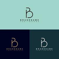 pb of b letter logo vector ontwerp