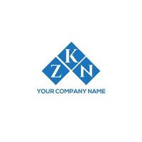 zkn brief design.zkn brief logo ontwerp op witte achtergrond. zkn creatieve initialen brief logo concept. zkn brief design.zkn brief logo ontwerp op witte achtergrond. z vector