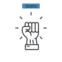 zal iconons symbool vectorelementen aandrijven voor infographic web vector