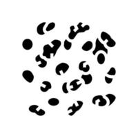 brood bijenteelt glyph pictogram vectorillustratie vector