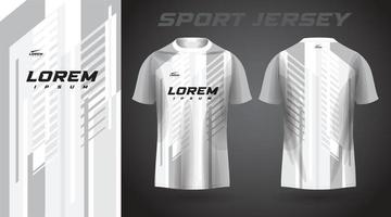 wit sportjersey-ontwerp vector