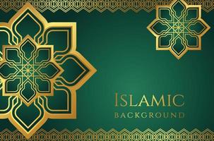 islamitische achtergrond met decoratief ornamentpatroon. - vector