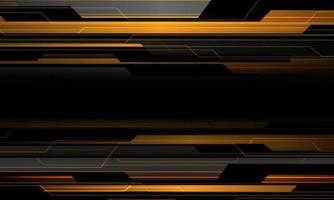 abstract geel lichtgrijs metaal zwart cyber futuristisch technologie geometrisch ontwerp modern achtergrond vector