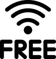 gratis wifi glyph-pictogram vector