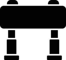 pommel glyph icon vector