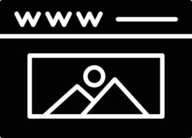 website glyph-pictogram vector