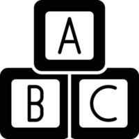 abc glyph-pictogram vector