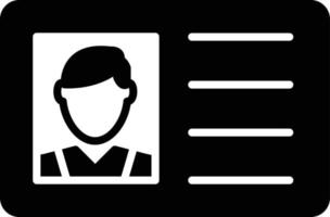 12 - rijbewijs glyph-pictogram vector