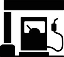 15 - glyph-pictogram benzinestation vector